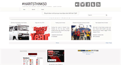 Desktop Screenshot of haritsthinkso.com